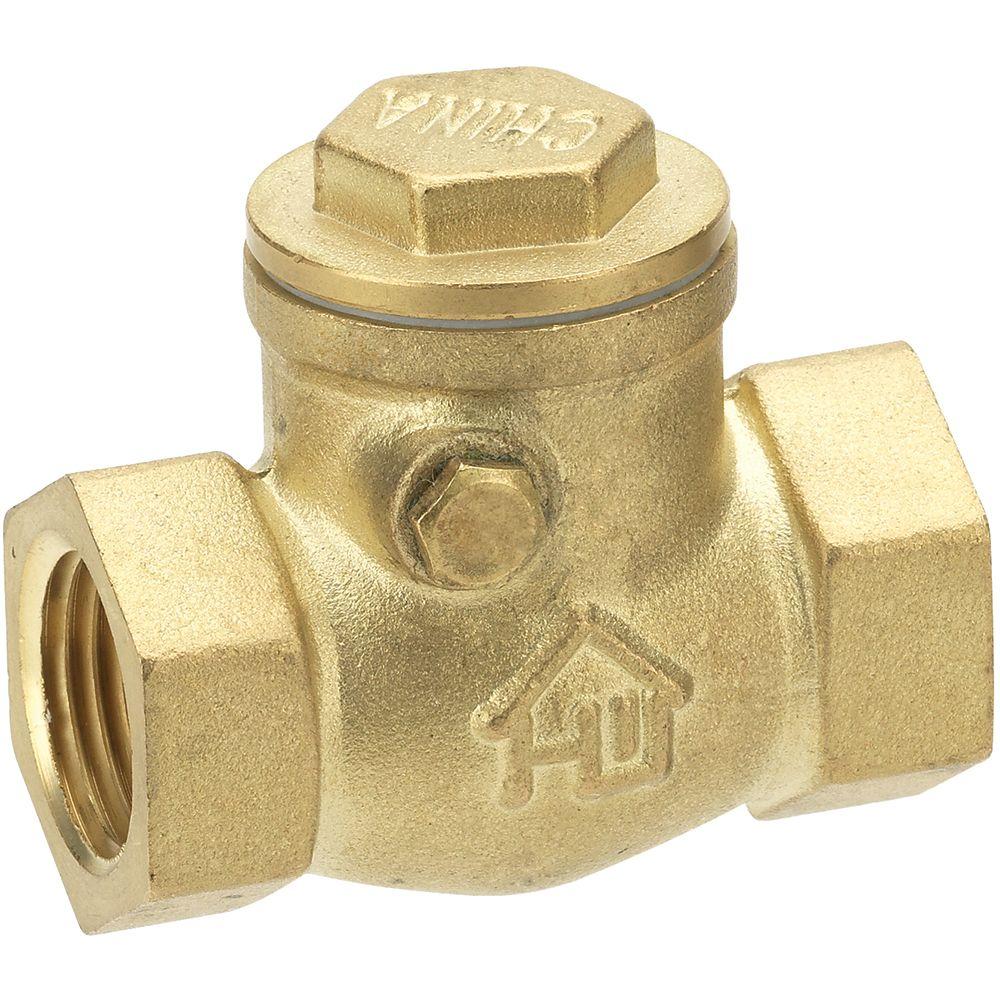Everbilt 3 4 In Br Fpt X Swing Check Valve 240 2 34 Eb The Everbilt 3 4 In Br Fpt X Swing Check Valve 240 2 34 Eb The Home Depot
