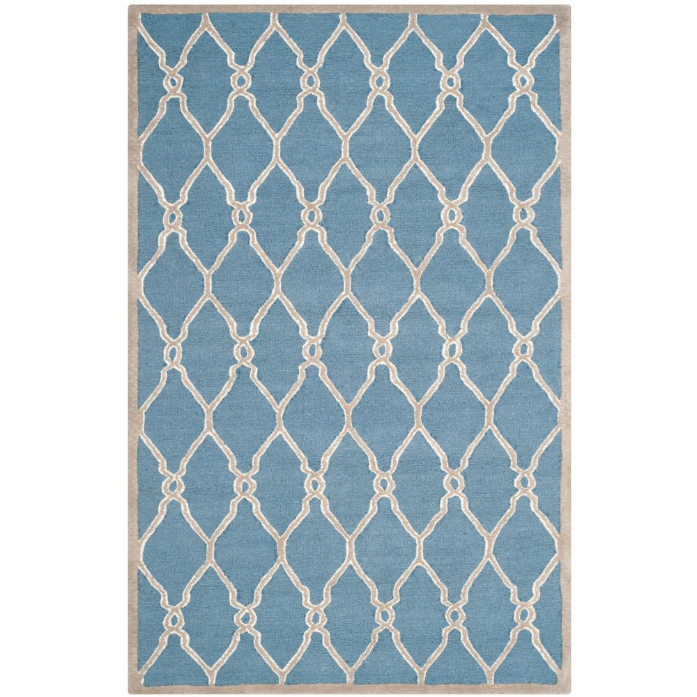 Safavieh Cambridge Ivory/Navy 9 ft. x 12 ft. Area RugCAM134Z9 The