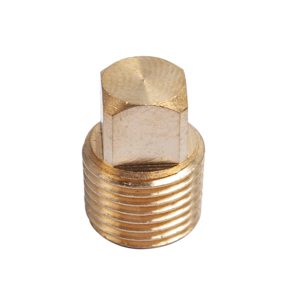10 Pcs Brass Internal Hex Head Socket 3/8" PT Thread Pipe Connector Fitting 