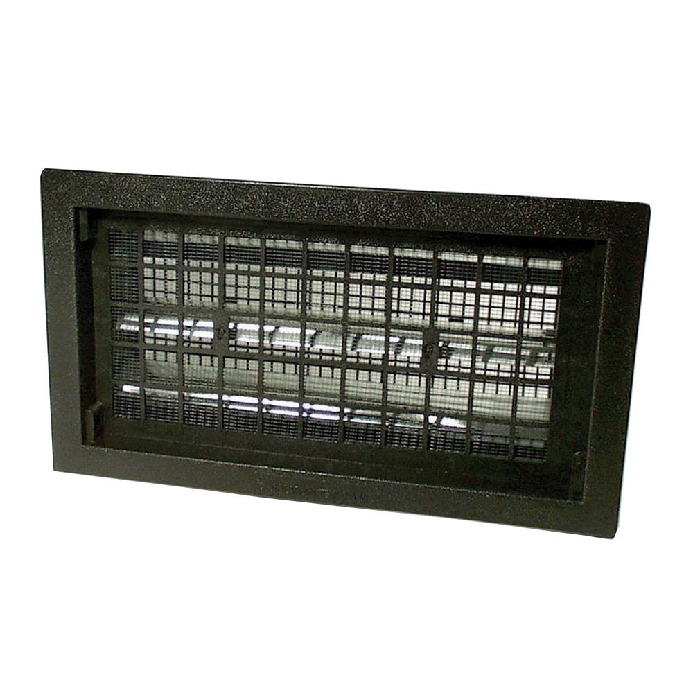 Air Vent 16 in. x 8 in. Automatic Foundation Vent in Black (10 Vents