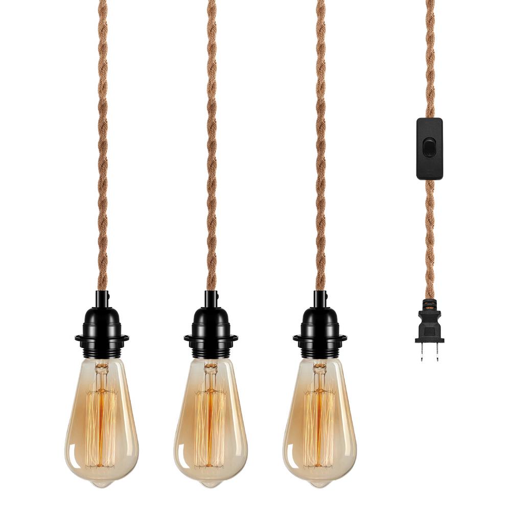 Home Garden Vintage Light Socket Hanging Pendant Ceiling Lamp Holder Bulb Base Adapter Lamps Lighting Fans - Hanging Pendant Lamp Base