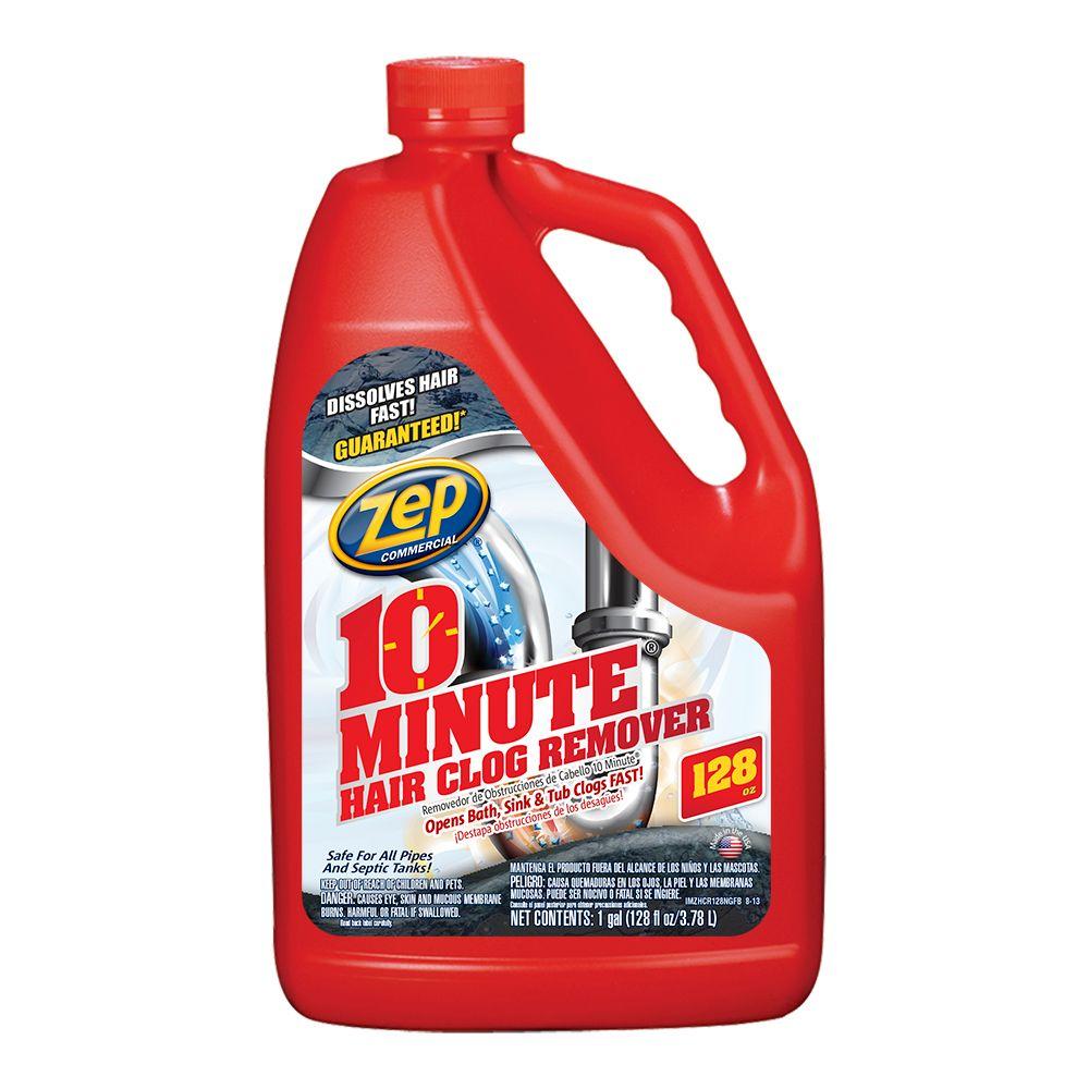ZEP 1 Gal 10 Minute Hair Clog Remover ZHCR128NG The Home Depot