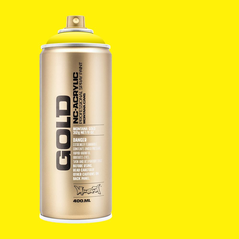 Montana 13 Oz Gold 100 Percent Yellow Spray Paint 034689 The Home Depot Montana 13 Oz Gold 100 Percent Yellow