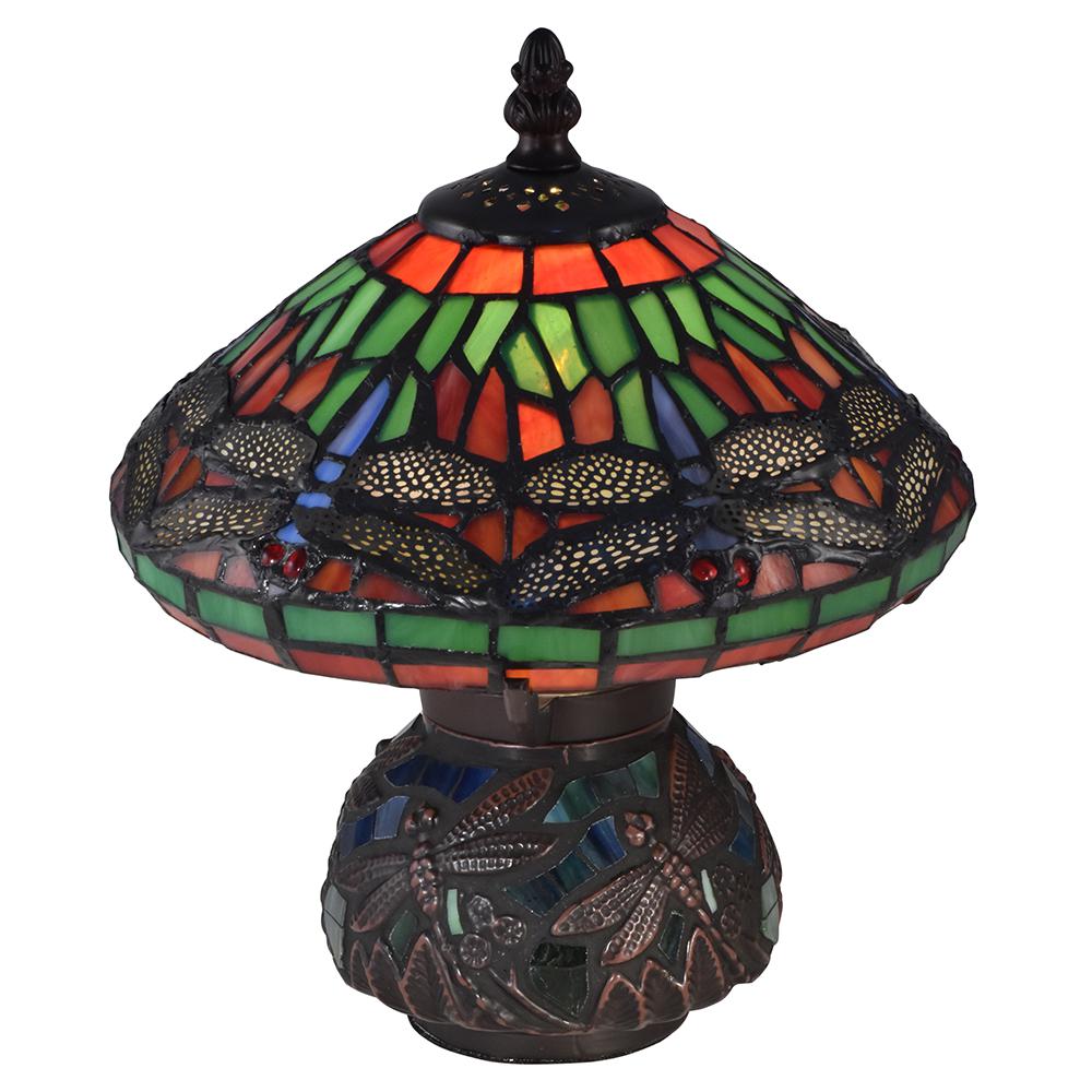3 Table Lamps The Home Depot Red Dragonfly Antique Bronze Accent Lamp