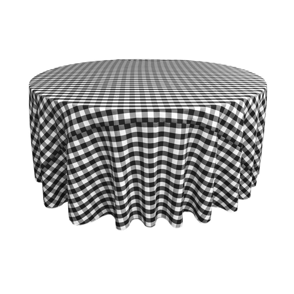 black round tablecloth