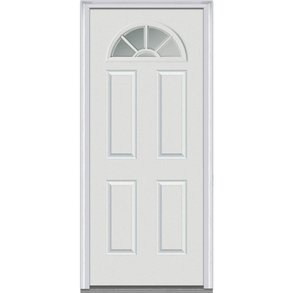 4 Panel Right Hand Inswing 30 X 80 Front Doors Exterior
