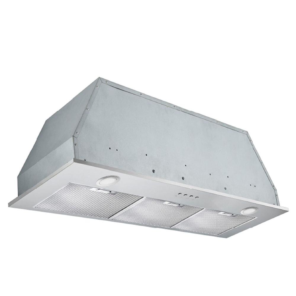 Ancona Inserta Plus 36 in. BuiltIn Range Hood in Stainless SteelAN1364 The Home Depot