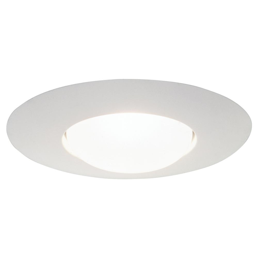 Halo 301 Series 6 in. White Recessed Ceiling Light Open Splay Trim301P The Home Depot