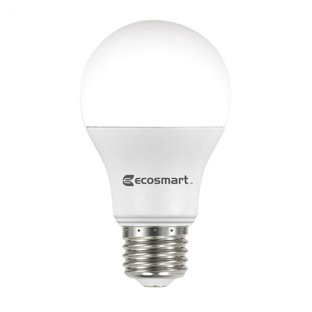 Ecosmart 60 Watt Equivalent A19 Non Dimmable Led Light Bulb Soft 60 Watt Equivalent A19 Non Dimmable Led Light Bulb Soft White