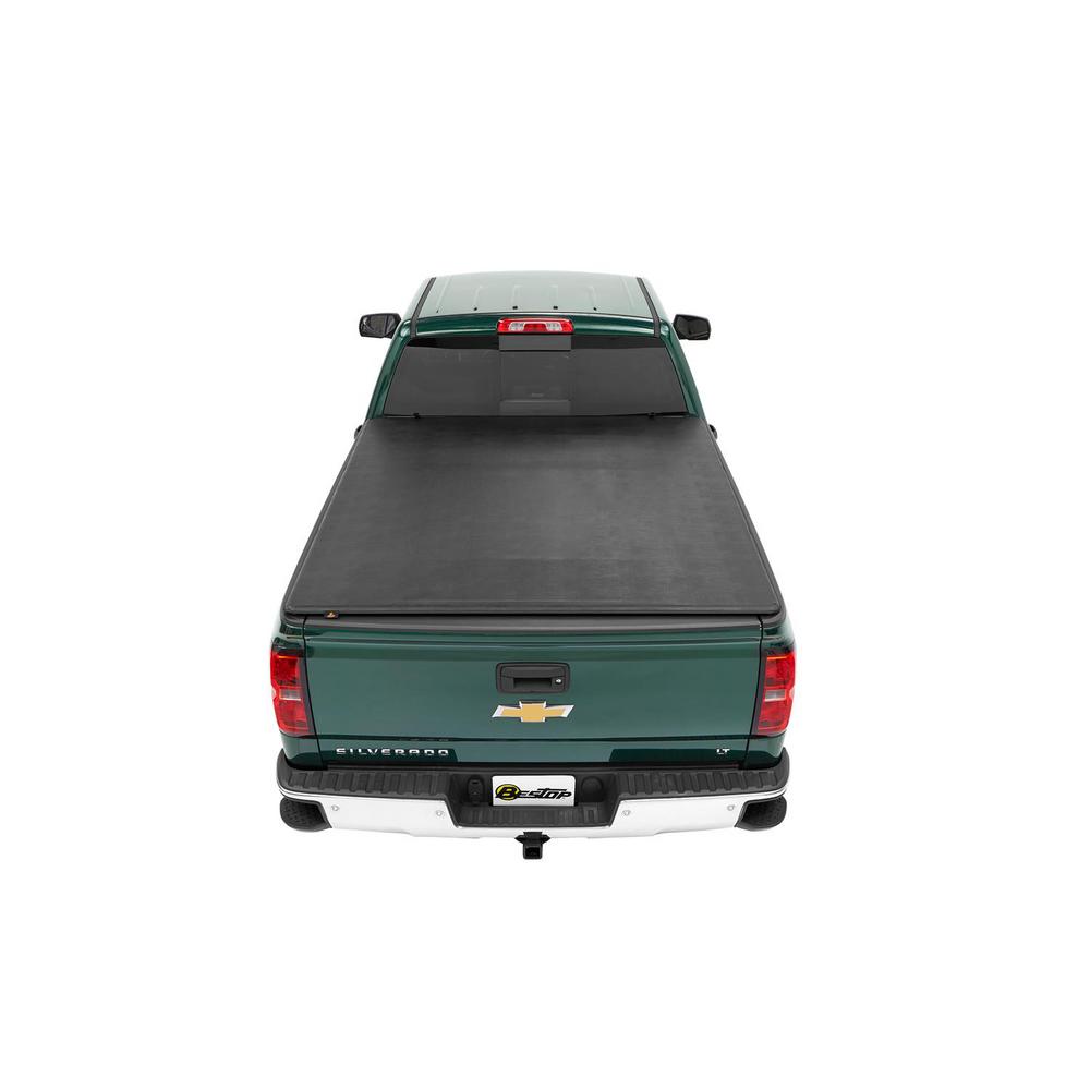 Bestop Ez Fold Soft Tonneau For 2014 2018 Silverado Sierra 1500 2015 2016 2500 3500 For 6 5 Ft Bed 16217 01 The Home Depot