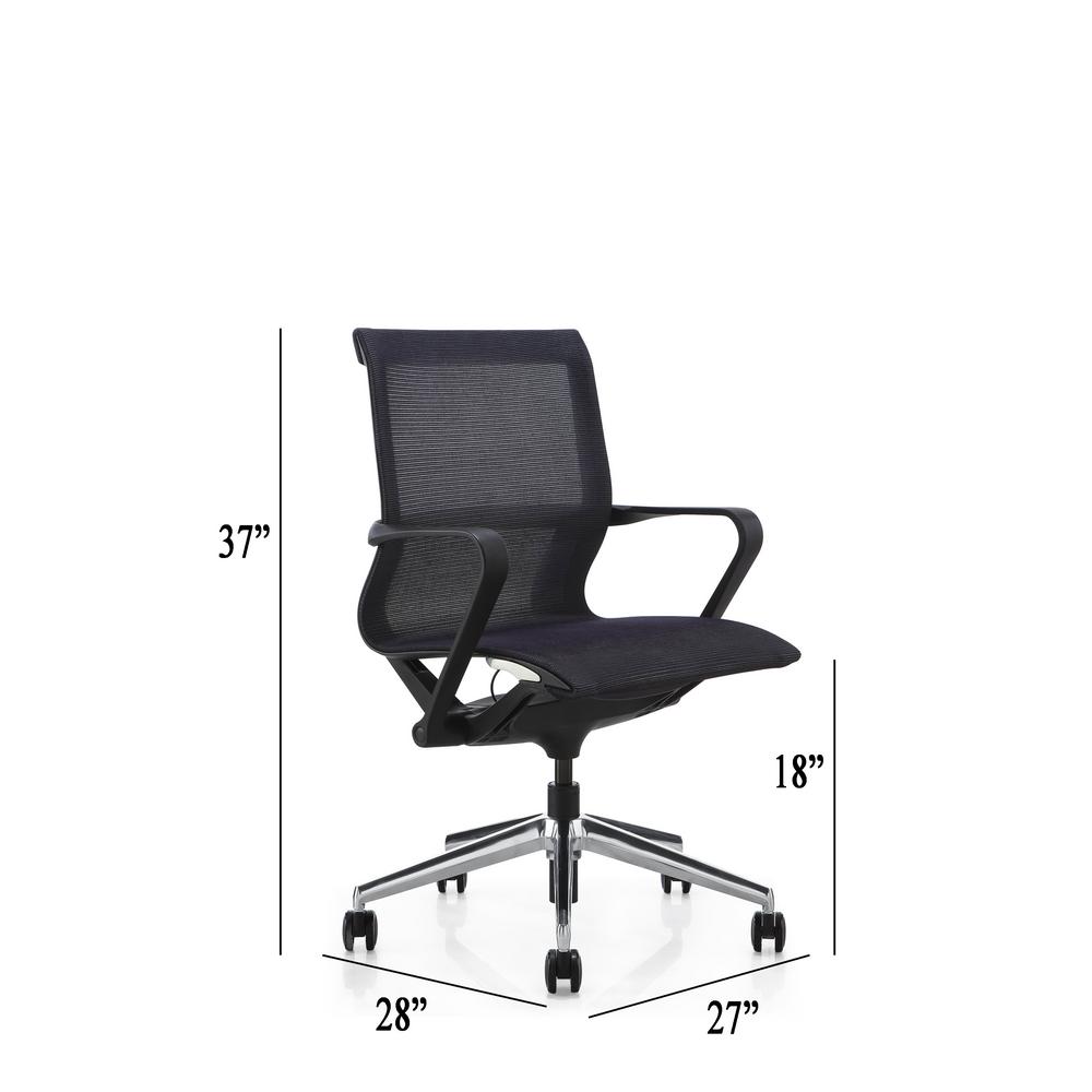 Cozyblock Hilo Series Ergonomic Low Back Mesh Office Chair Hilo Series Ergonomic Low Back Mesh Office Chair Adjustable Height And Seat Tilt Lock Extensive Lumbar Support
