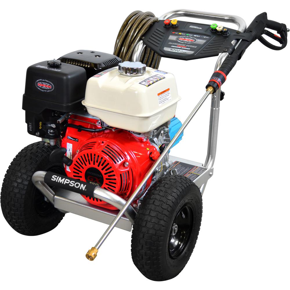 Simpson Aluminum 4200 PSI at 4.0GPM HONDA GX390 with CAT Triplex ...