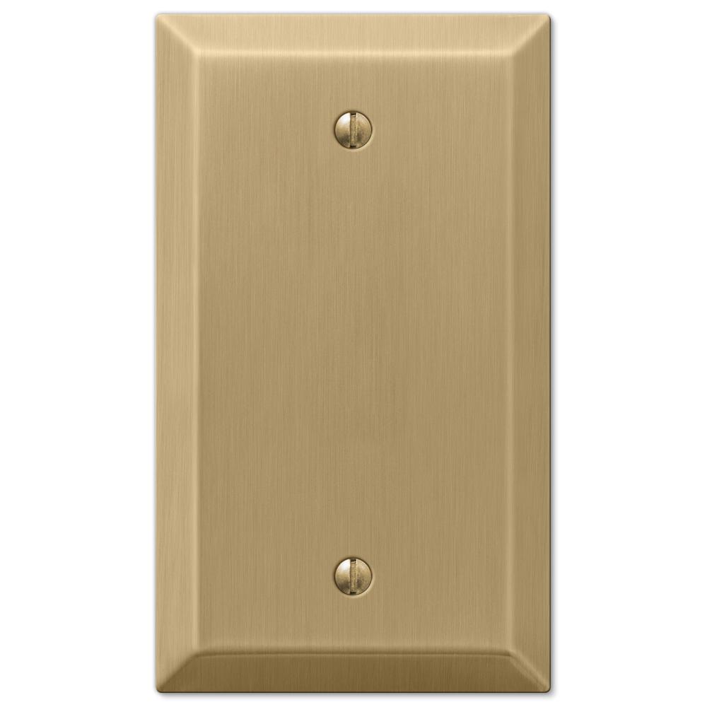 Amerelle Century 1Blank Wall Plate, Brushed Bronze163BBZ The Home Depot