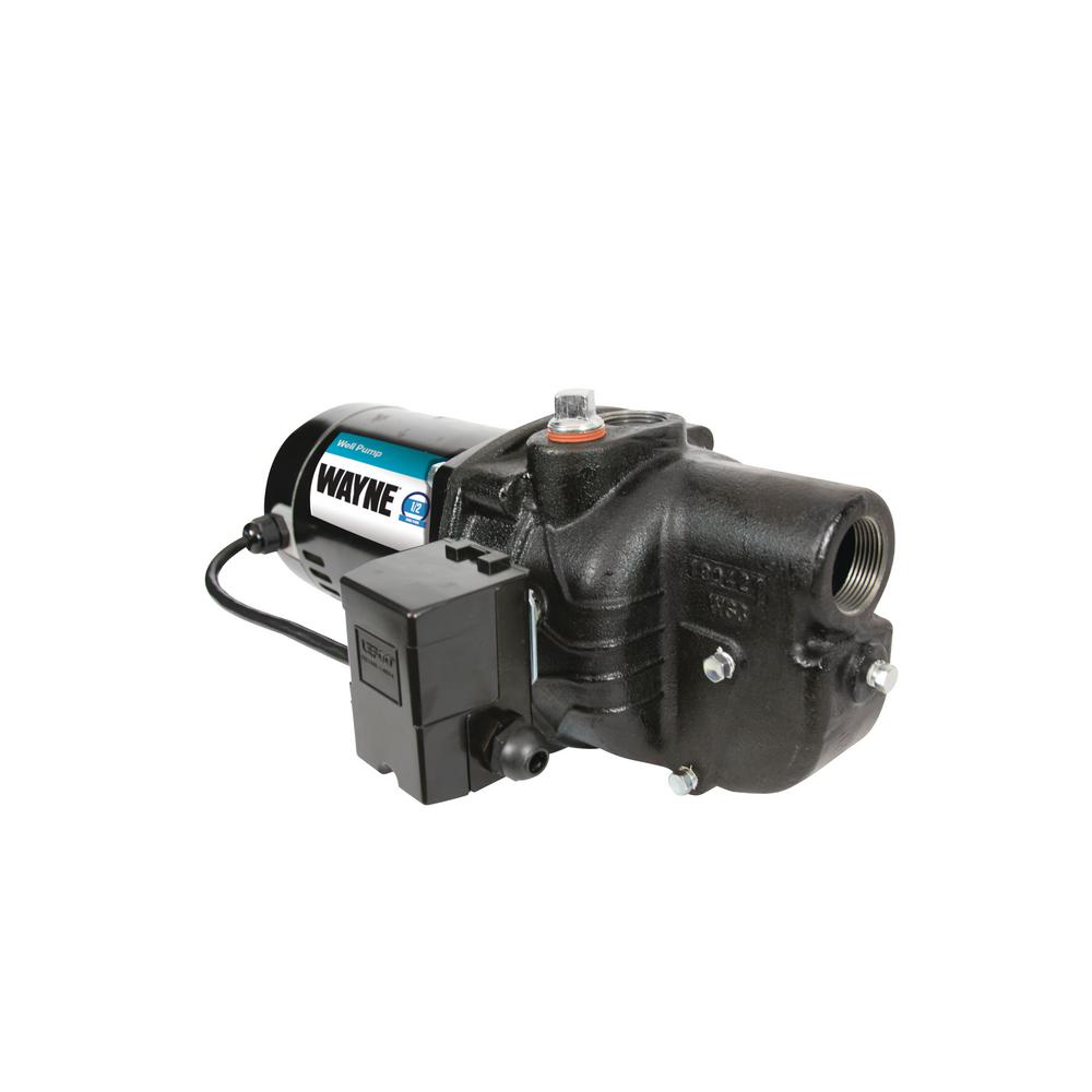 Wayne Upgraded 1/2 HP Cast Iron Shallow Well Jet Pump-SWS50 WYN2 - The