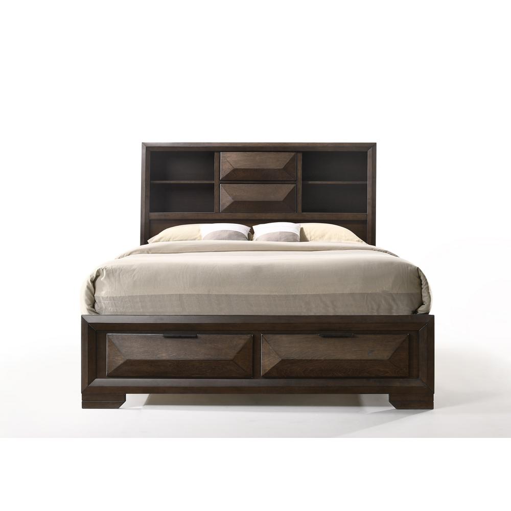 Acme Furniture Merveille Espresso Queen Storage Bed 22870q