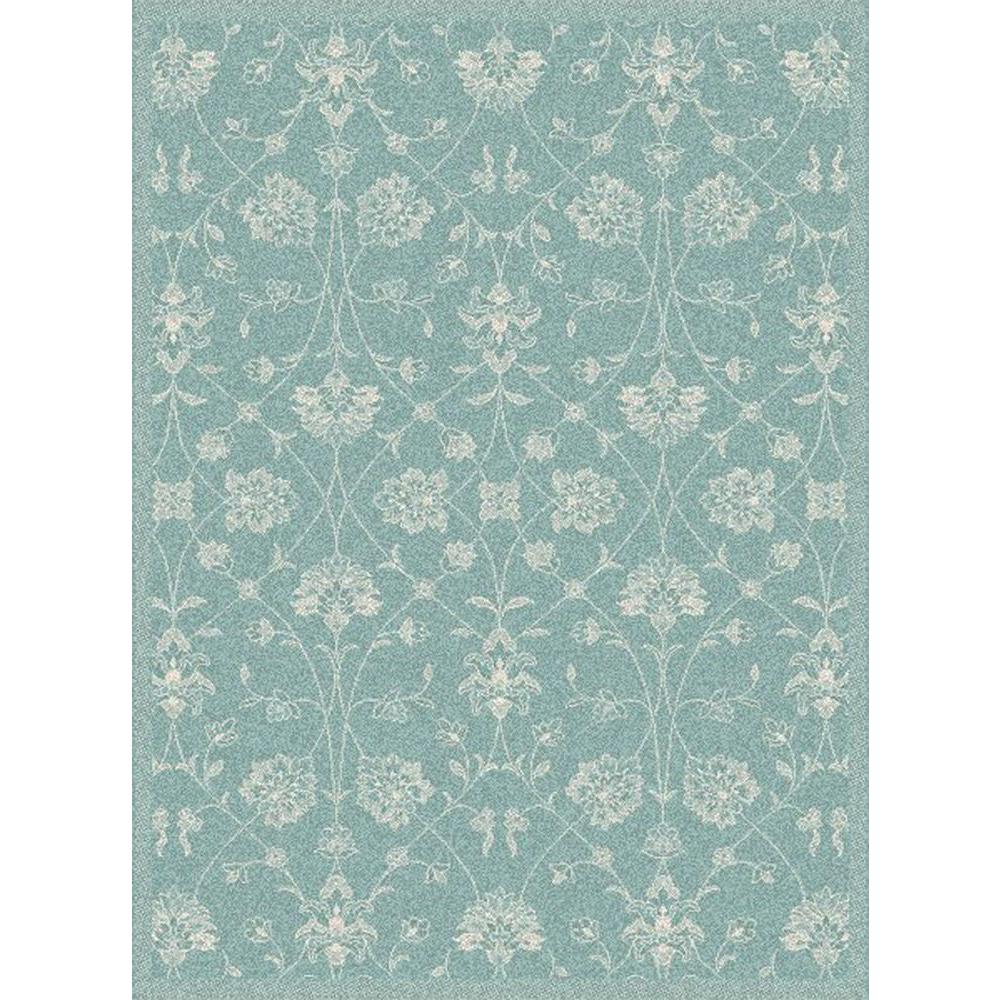 Dynamic Rugs Piazza Blue 6 ft. 7 in. x 9 ft. 6 in. Indoor/Outdoor Area