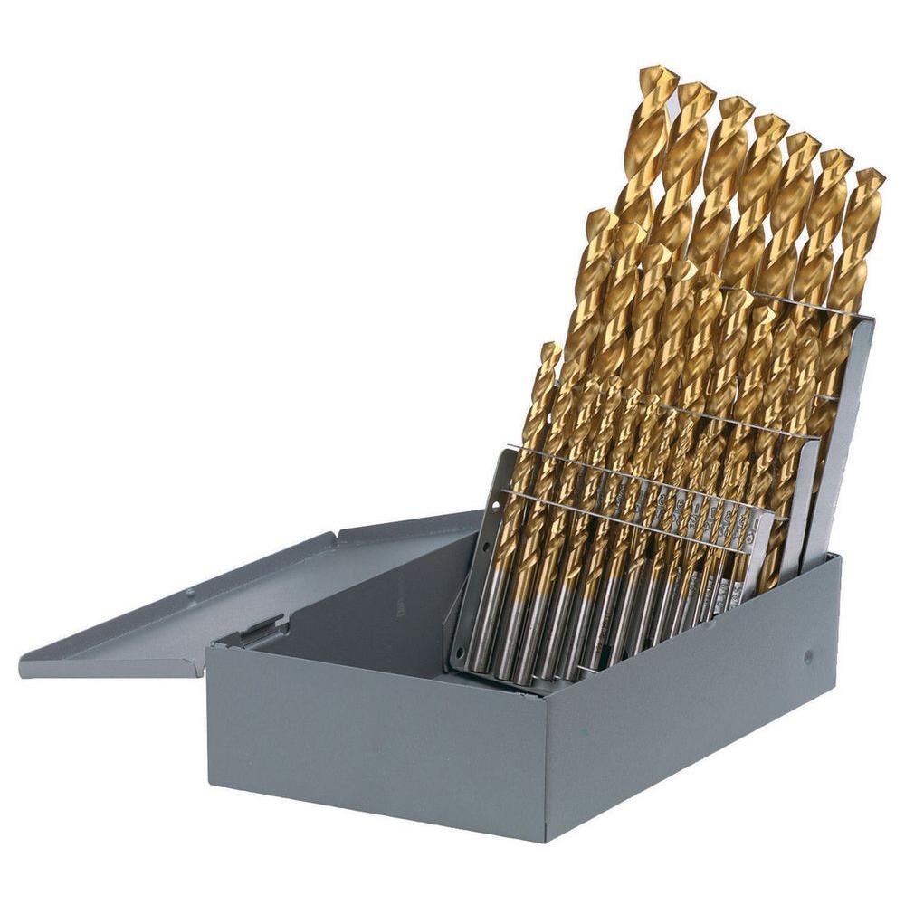 Bosch 3 8 In Titanium Fractional Metal Index Drill Bit Set For Steel 