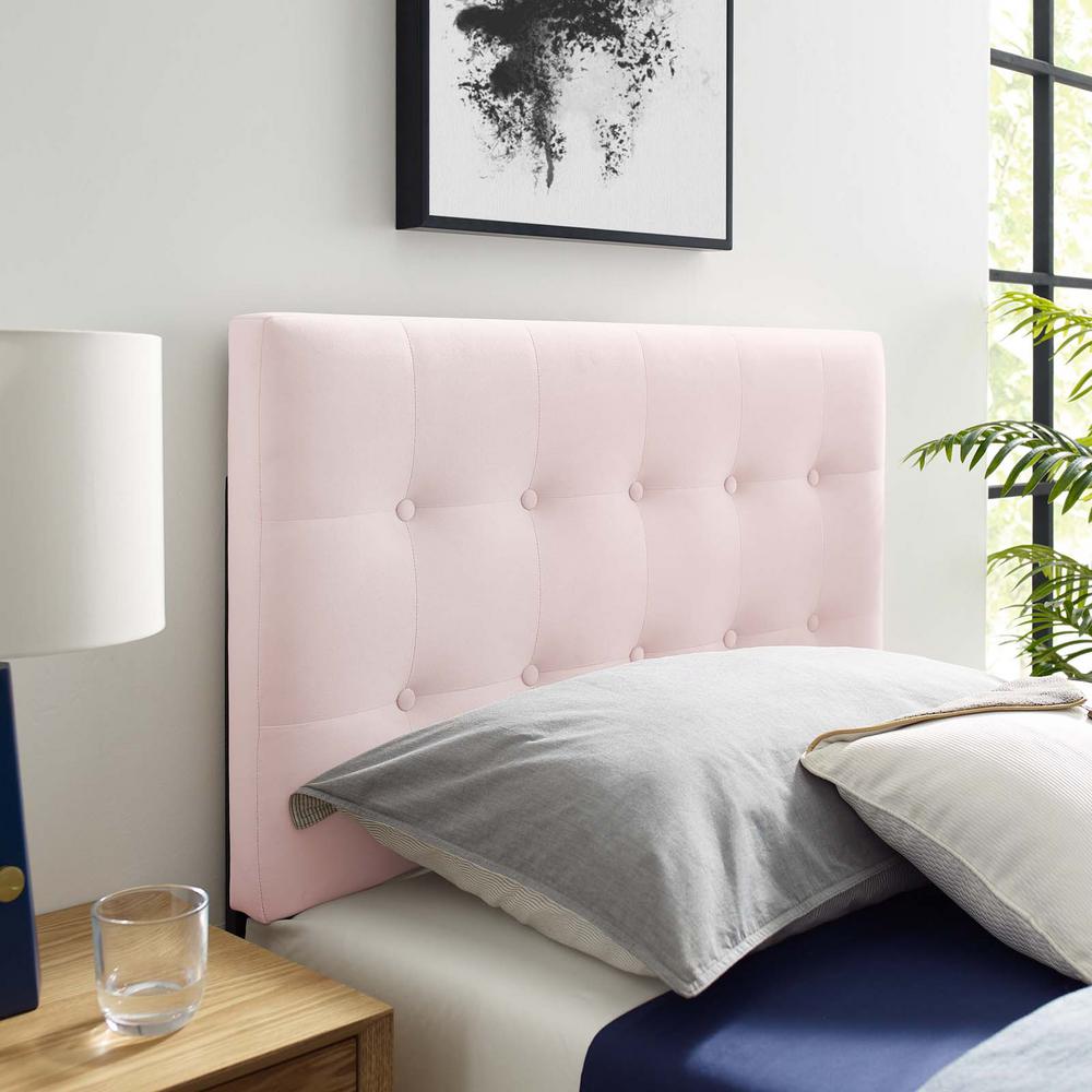 baby pink headboard