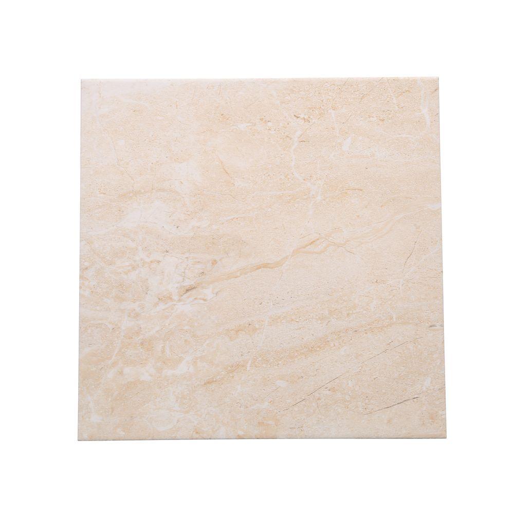 Daltile Campisi Alabaster 12 In X 12 In X 8 Mm Porcelain Floor And