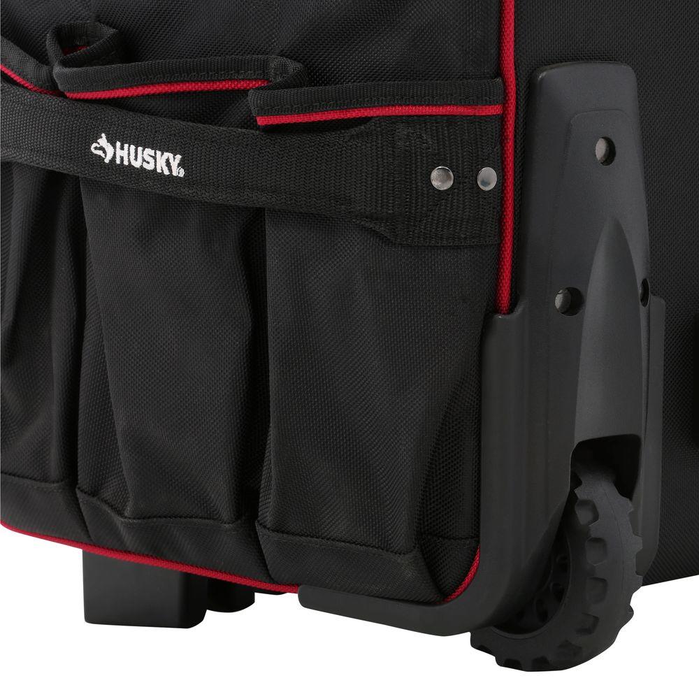 husky 22 inch pro grade rolling tote