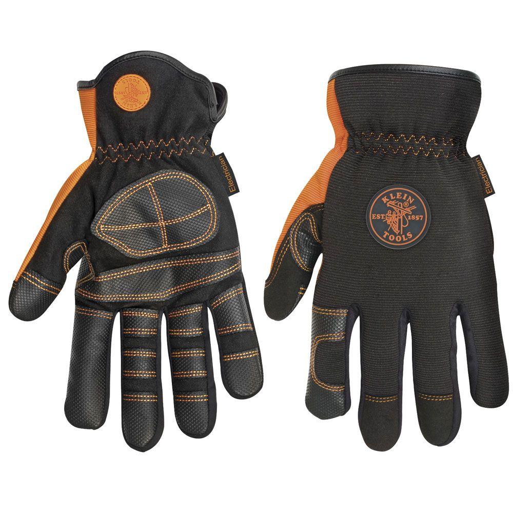 leather electrical gloves