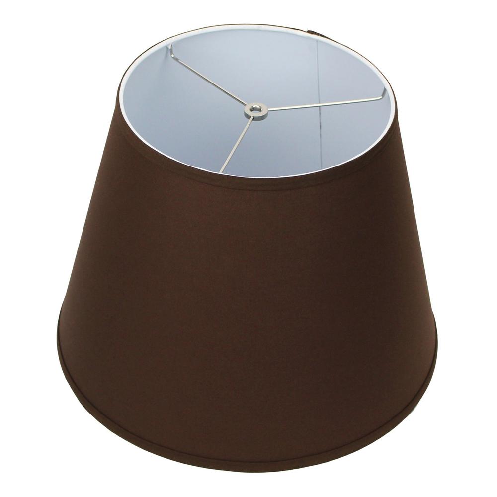 Brown Tan Lamp Shades Lamps The Home Depot   Brown Tan Nickel Fenchelshades Com Lamp Shades 11 17 13 W L Cof 64 400 Compressed 