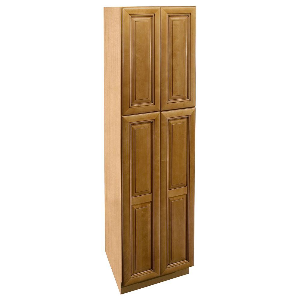 Hampton Bay Hampton Assembled 24x84x18 In Pantry Kitchen Cabinet