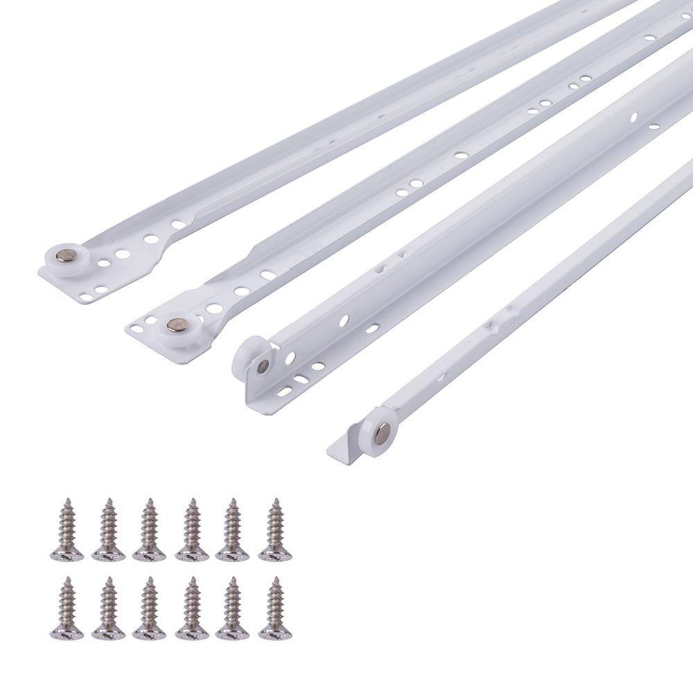 Bottom Mount Drawer Slides Cabinet Hardware The Home Depot