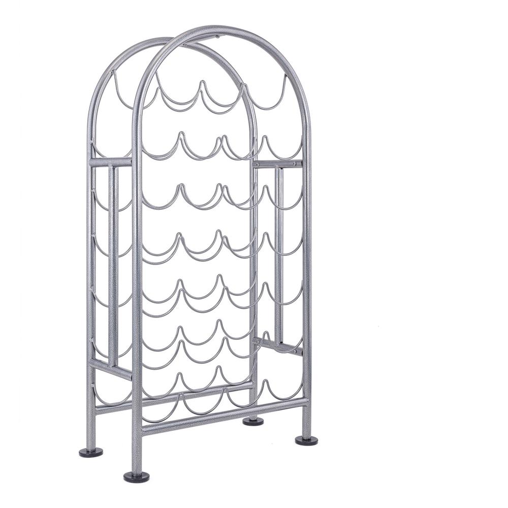 Old Dutch 27Bottle Antique Pewter Wine Rack091PW The Home Depot