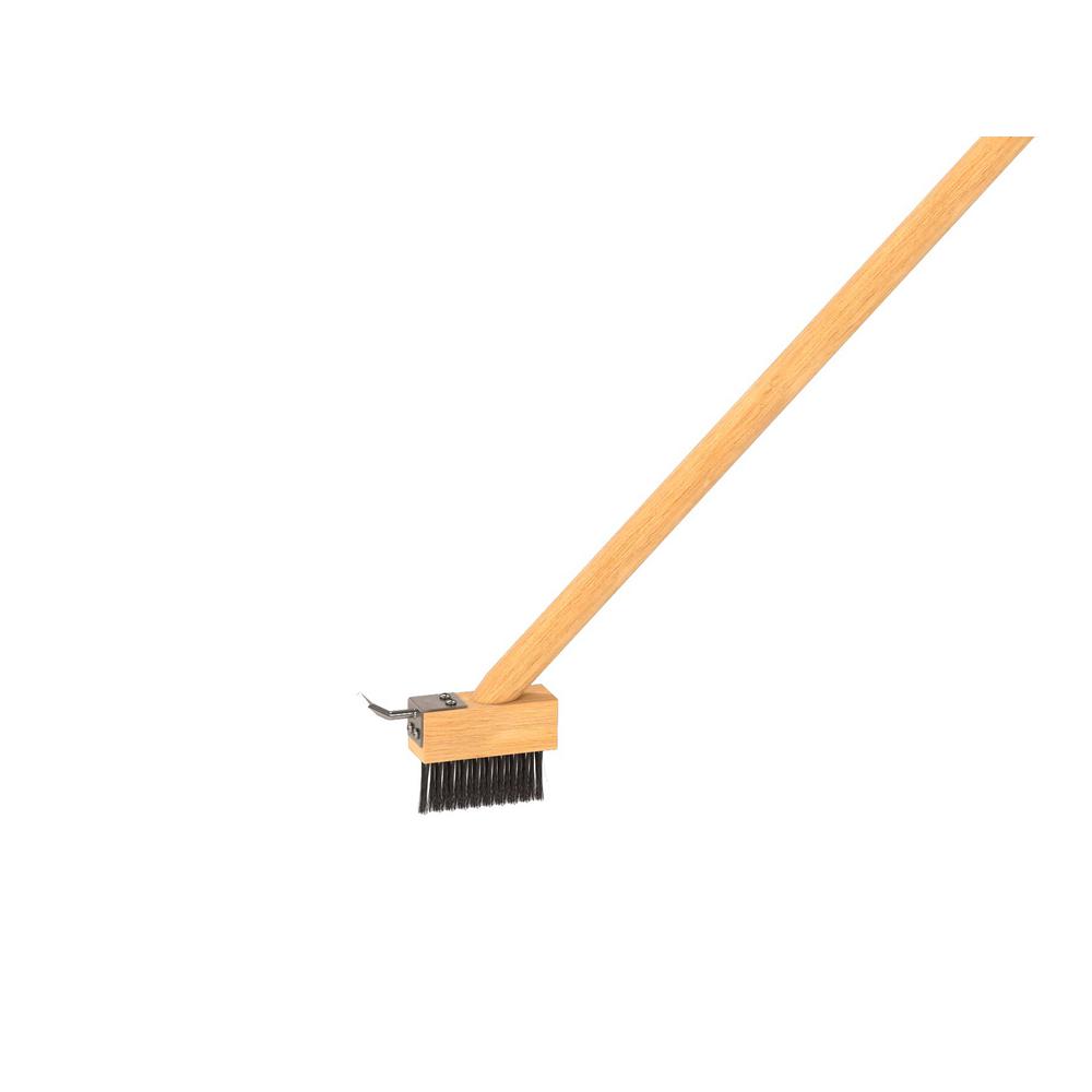 BON 54 in. Paver Joint Wire Brush with Wood Handle21159 The Home Depot