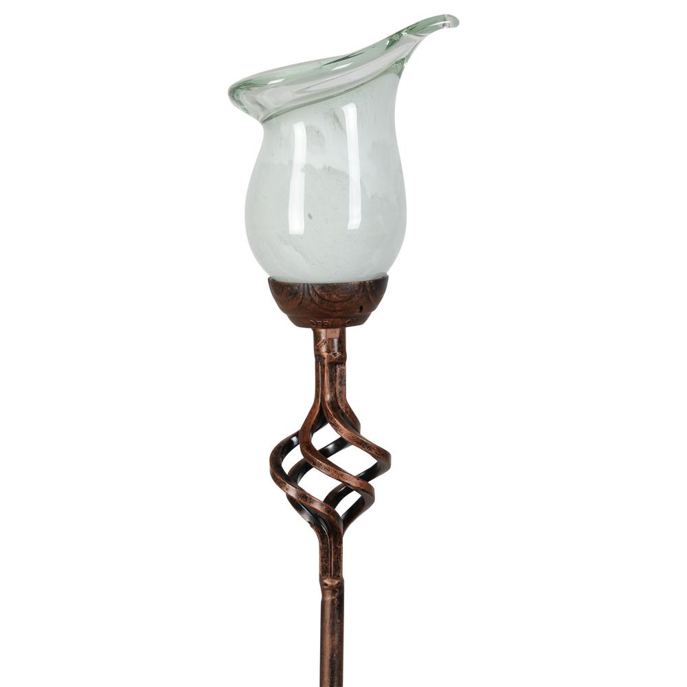 Exhart Solar Calla Lily 2 58 Ft White Metal Garden Stake 16738 Rs The Home Depot - Metal Garden Candle Stakes Exhart Solar Calla Lily 2 58 Ft White Metal Garden Stake 16738 Rs The Home Depot - Metal Garden Candle Stakes