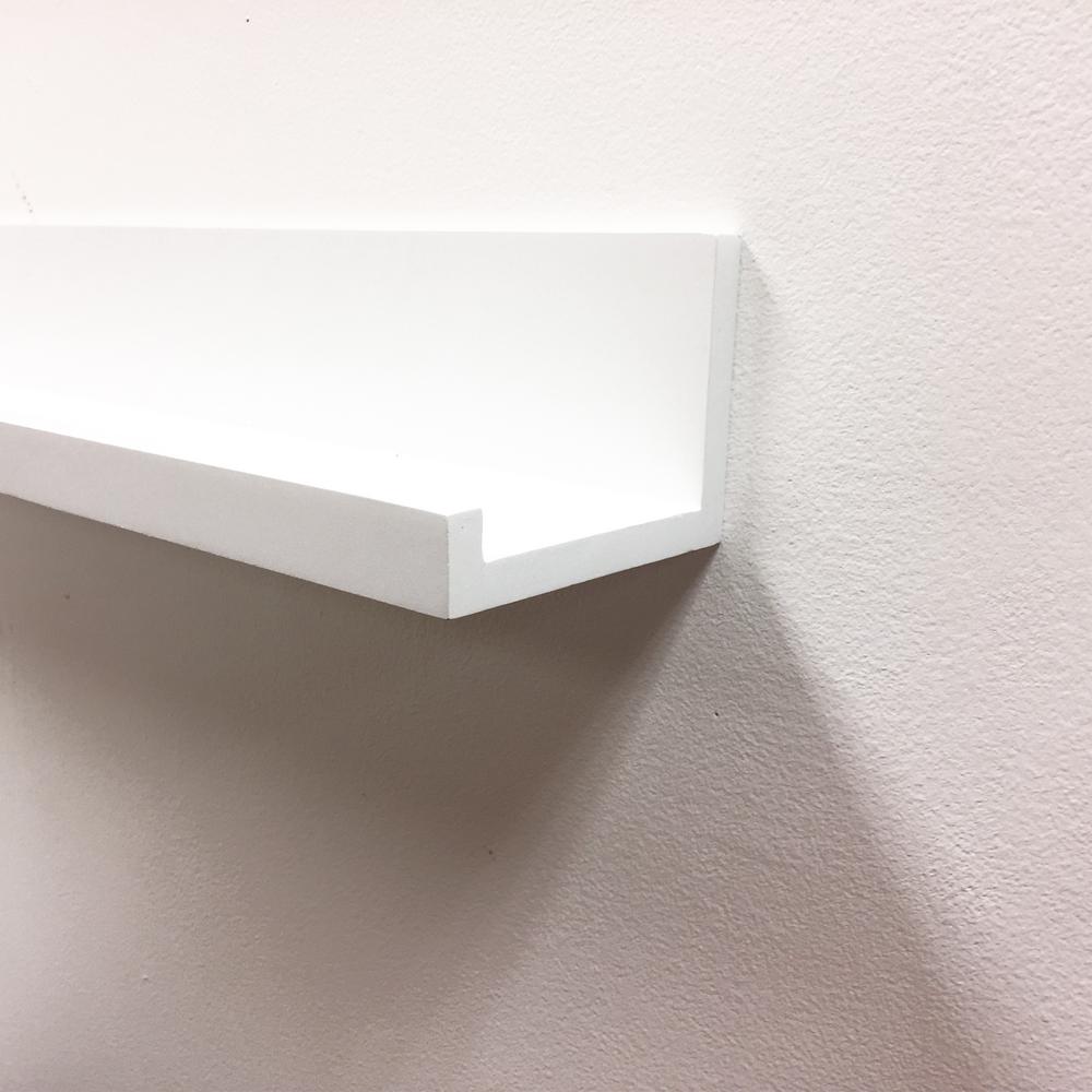 72 inch picture ledge white