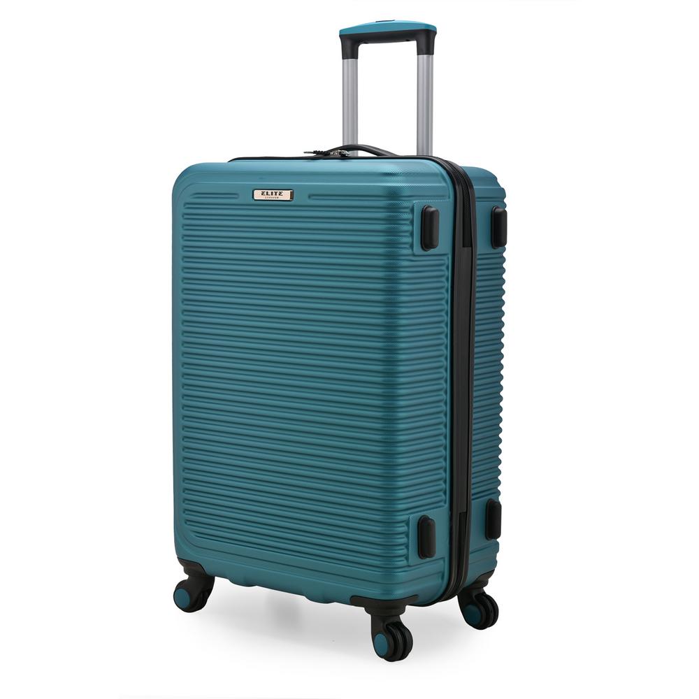 teal suitcase