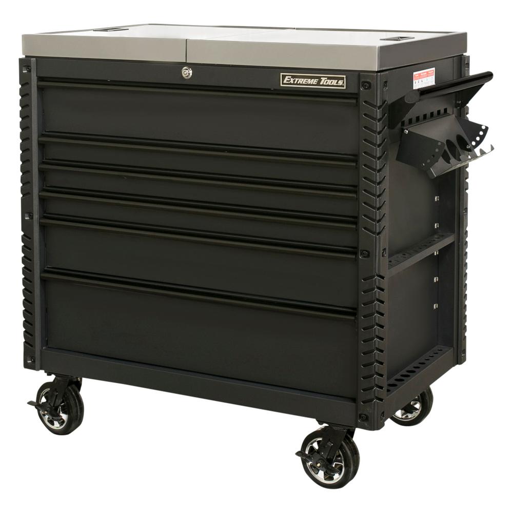 Extreme Tools Ex Professional 41 In 6 Drawer Tool Utility Cart