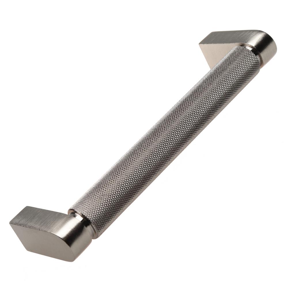 Gliderite 5 In Screw Spacing Satin Nickel Solid Knurled Cabinet Drawer Bar Pulls 10 Pack 4788 128 Sn 10 The Home Depot