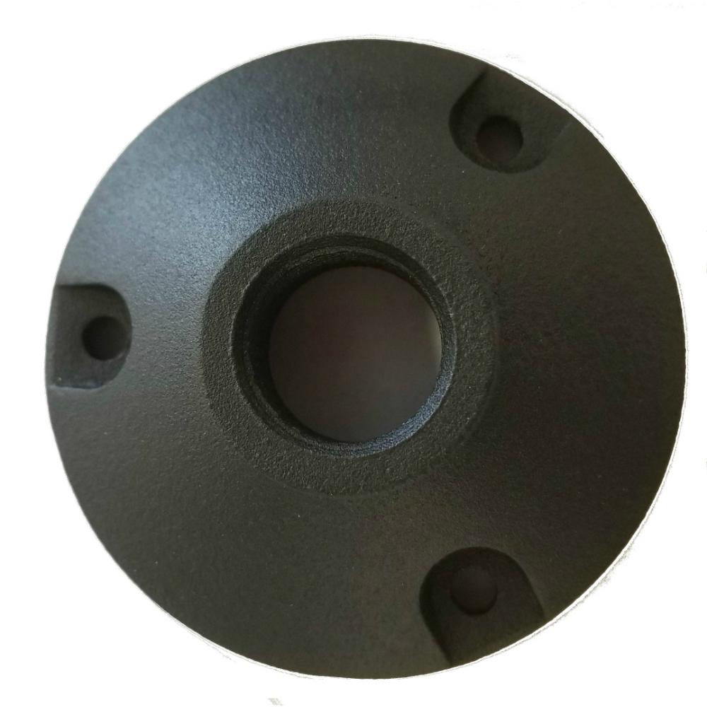 Mounting Hardware Outdoor Lighting Accessories Round Base Mounting Bracket For Low Voltage Outdoor Landscape Lighting Fixtures In Black