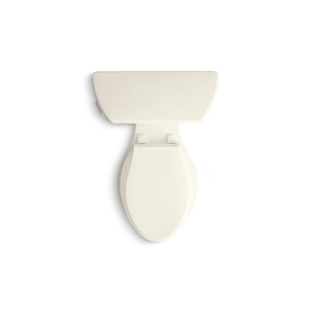 Right-Hand Trip Lever Biscuit Kohler K-3713-RA-96 Highline Classic Comfort Height Two-Piece Elongated Toilet with 10-Inch Rough-in