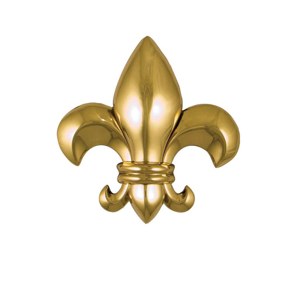 Michael Healy Brass Fleur De Lys Door Knocker Mhs171 The Home Depot