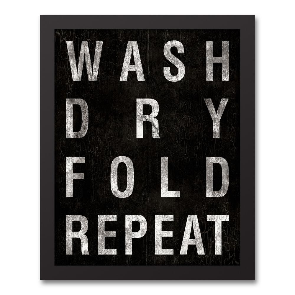 Designs Direct 14 In X 11 The Laundry Process Printed Framed The Laundry Process Printed Framed