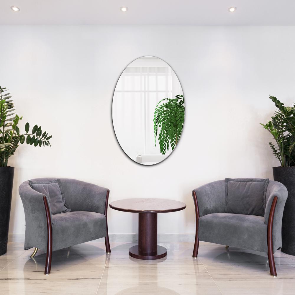 Oval Mirrors Wall Decor The Home Depot