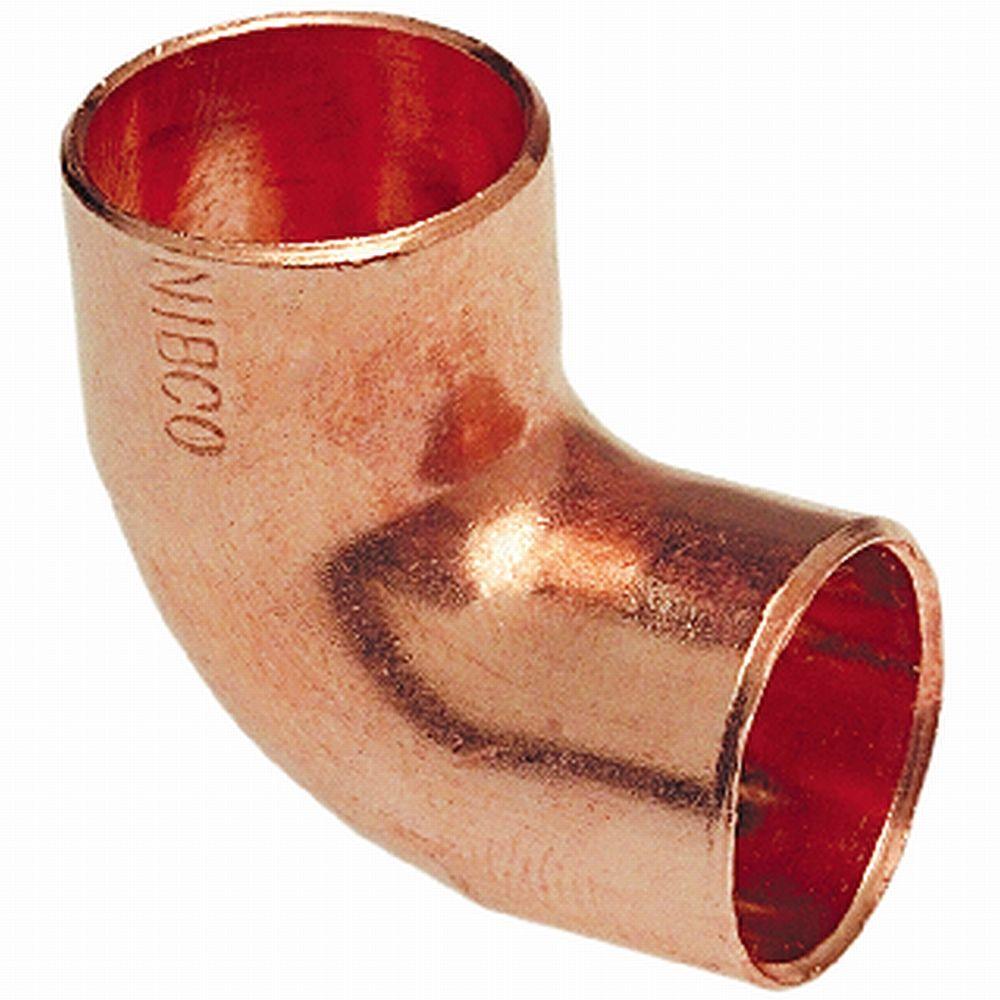 Bag of 25 ID C x C HVAC Wrot Copper Slip Coupling with Rolled Stop x 3//8 in 1//4 in Nominal 3//8 in OD