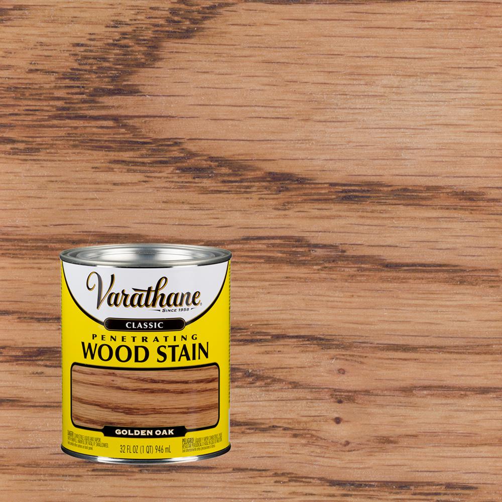 Varathane 1 qt. Golden Oak Classic Wood Interior Stain339702 The