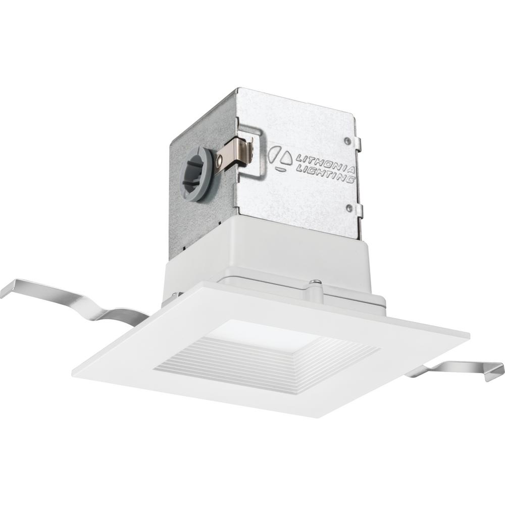 Lithonia Lighting Lithonia OneUp Square 4 in. White Integrated LED