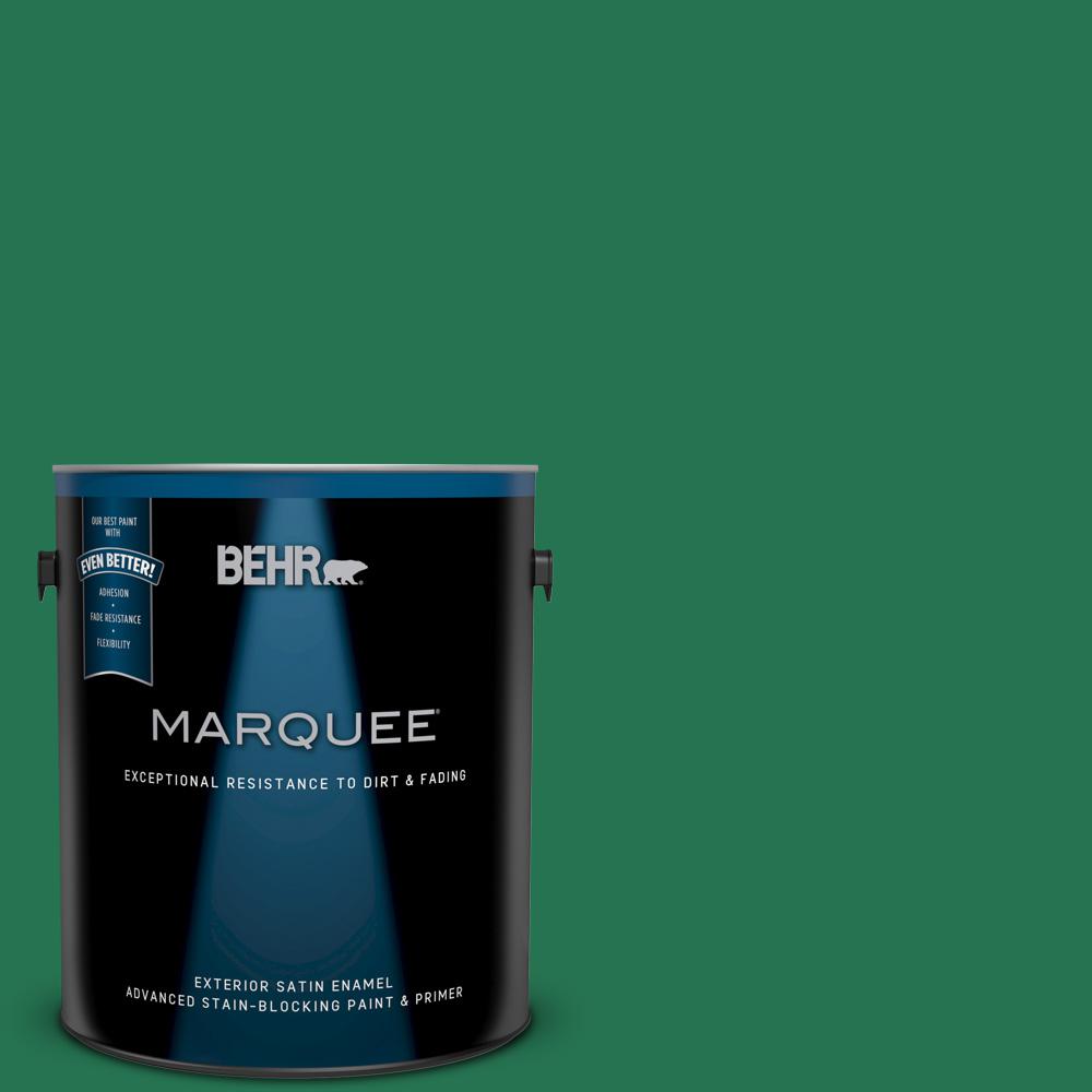 BEHR Premium Plus Ultra 5gal. P4207 Crown Jewel Satin Enamel