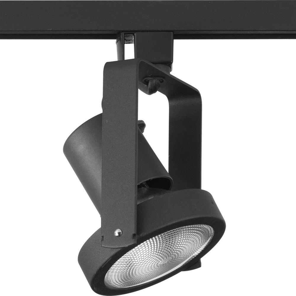 Progress Lighting Alpha Trak Collection 1Light Black Track Lighting HeadP632731 The Home Depot
