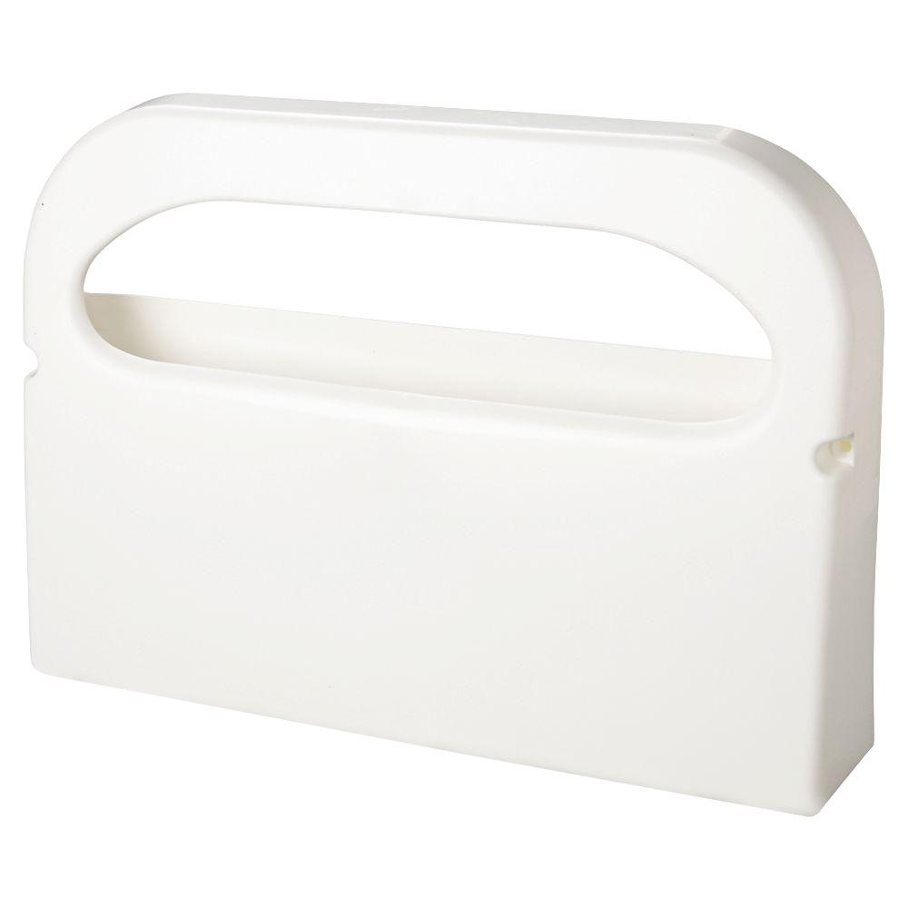 HOSPECO 16 in. x 31/4 in. x 111/2 in. White Plastic HalfFold Toilet