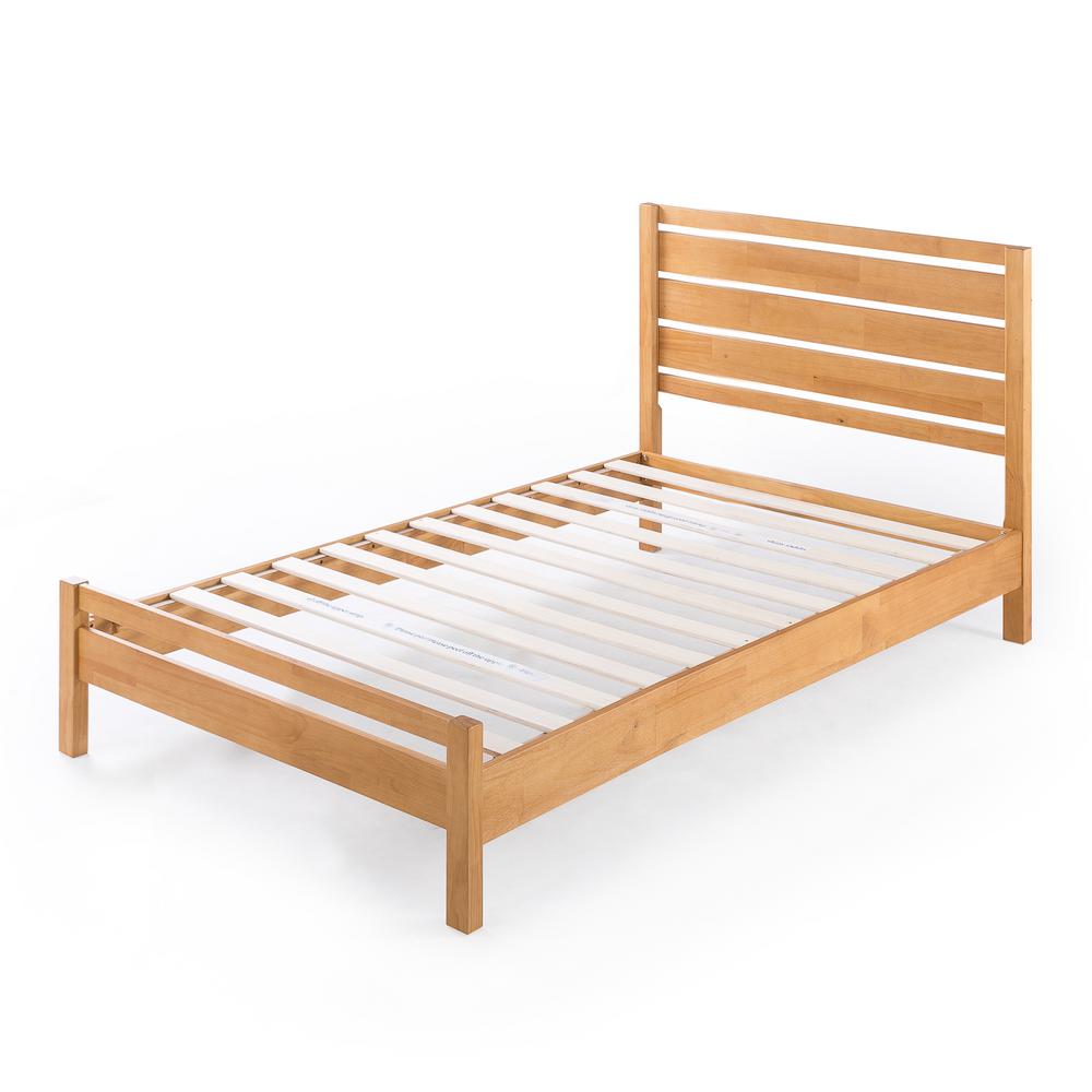 Zinus Aimee Natural Twin Wood Platform Bed Frame-GOPB-12T - The Home Depot