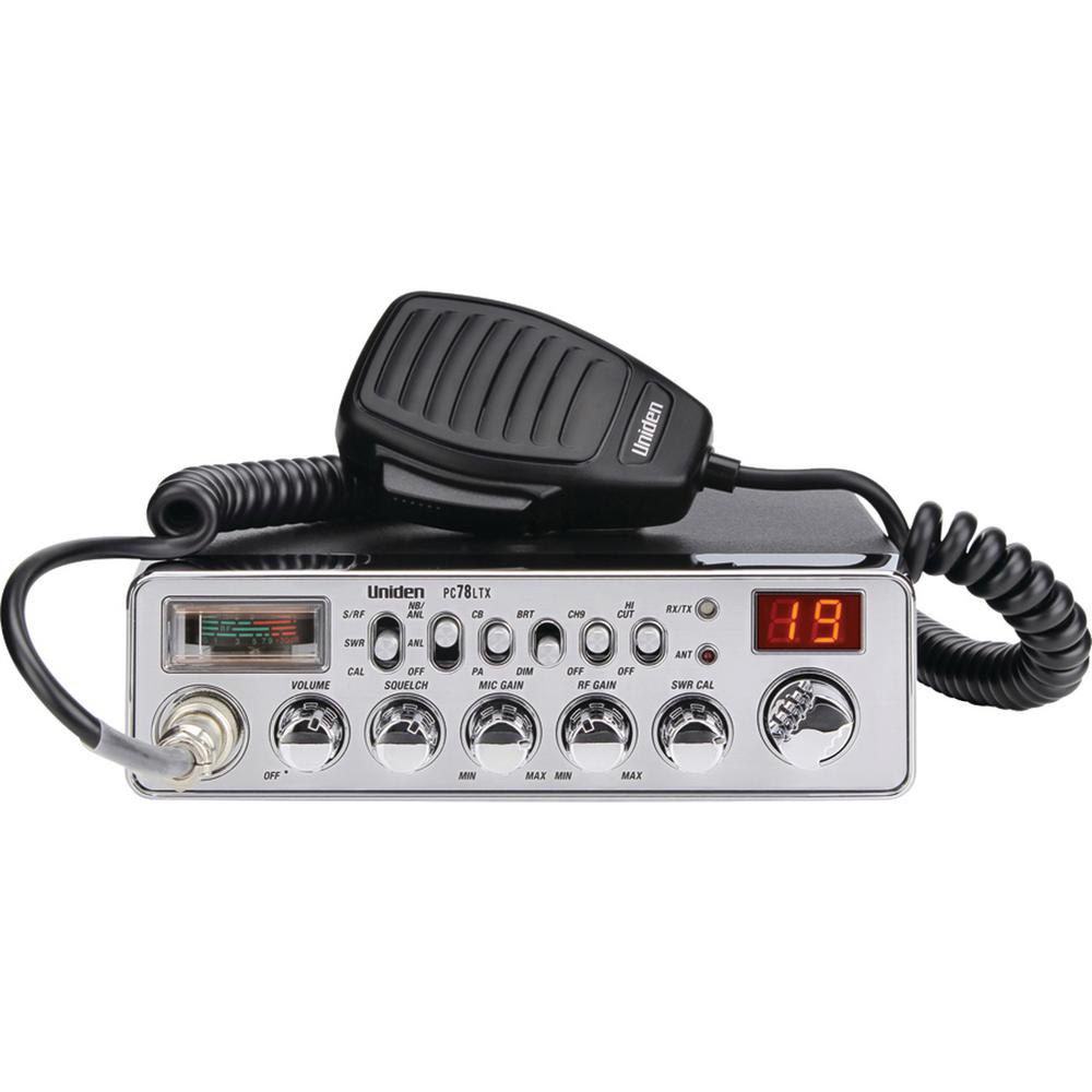 Uniden 40-Channel CB Radio with SWR Meter-PC78LTX - The Home Depot