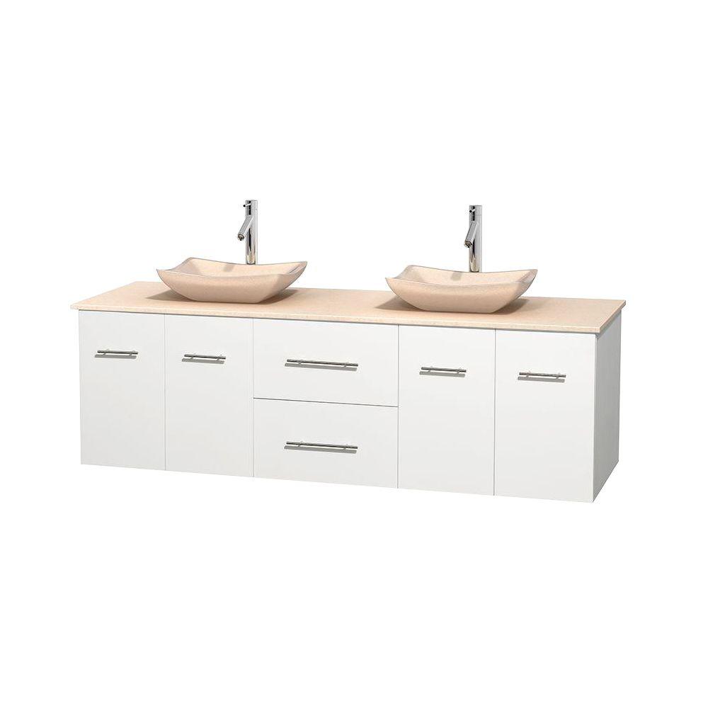 72 Inch Vanities Floating Bathroom Vanities Bath The Home Depot