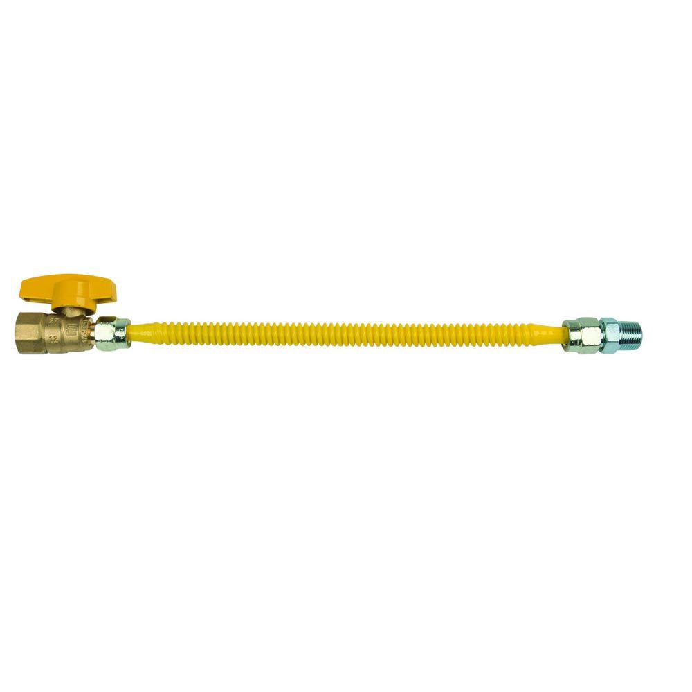 brasscraft gas connector tighten